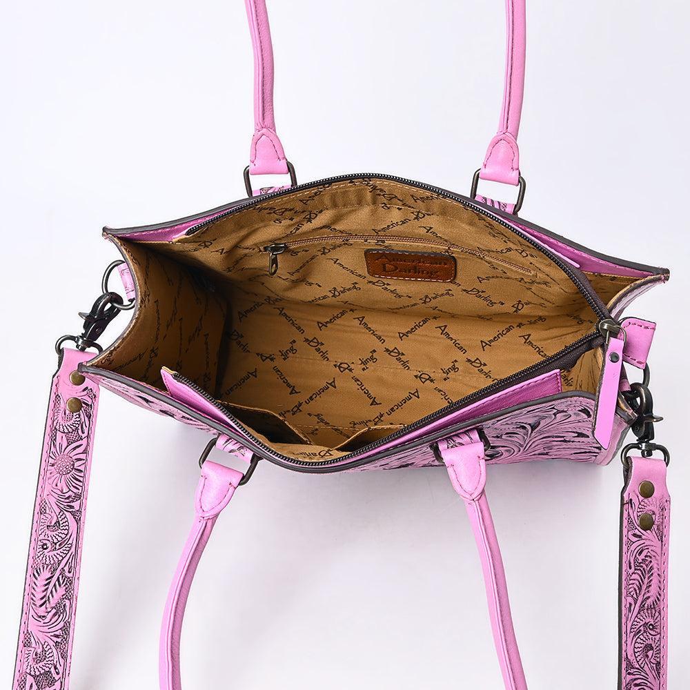 American Darling Hand-Tooled Genuine Leather Tote