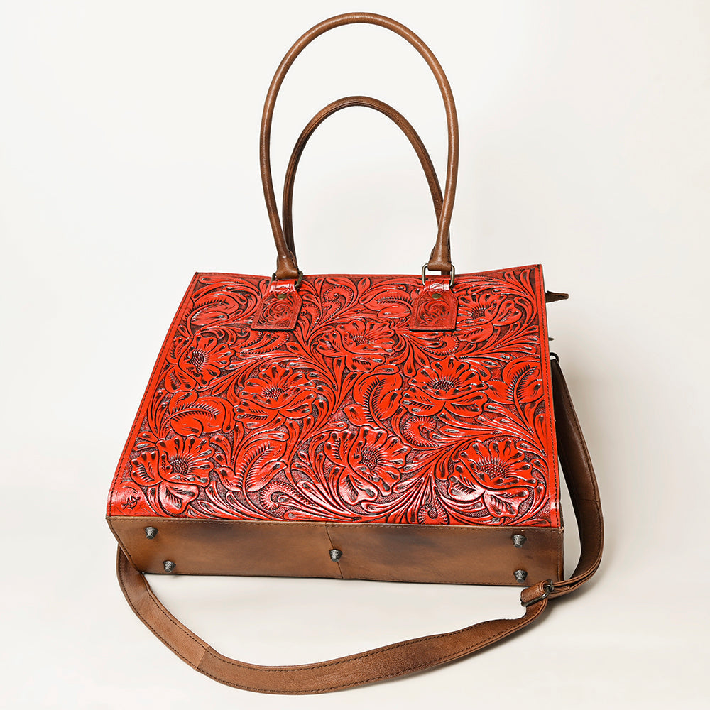 American Darling Hand-Tooled Genuine Leather Bag