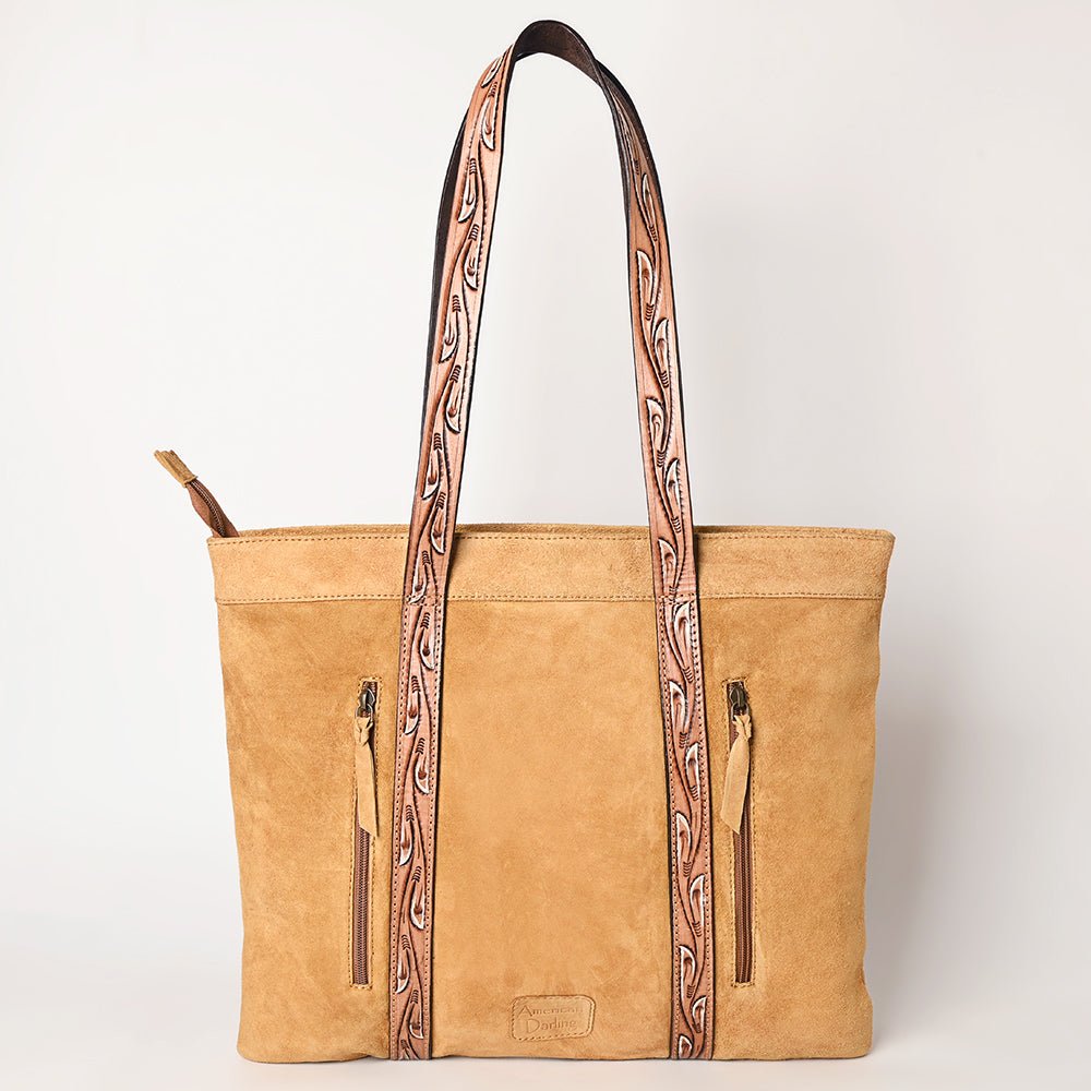 American Darling Hand-Tooled Genuine Leather Bag