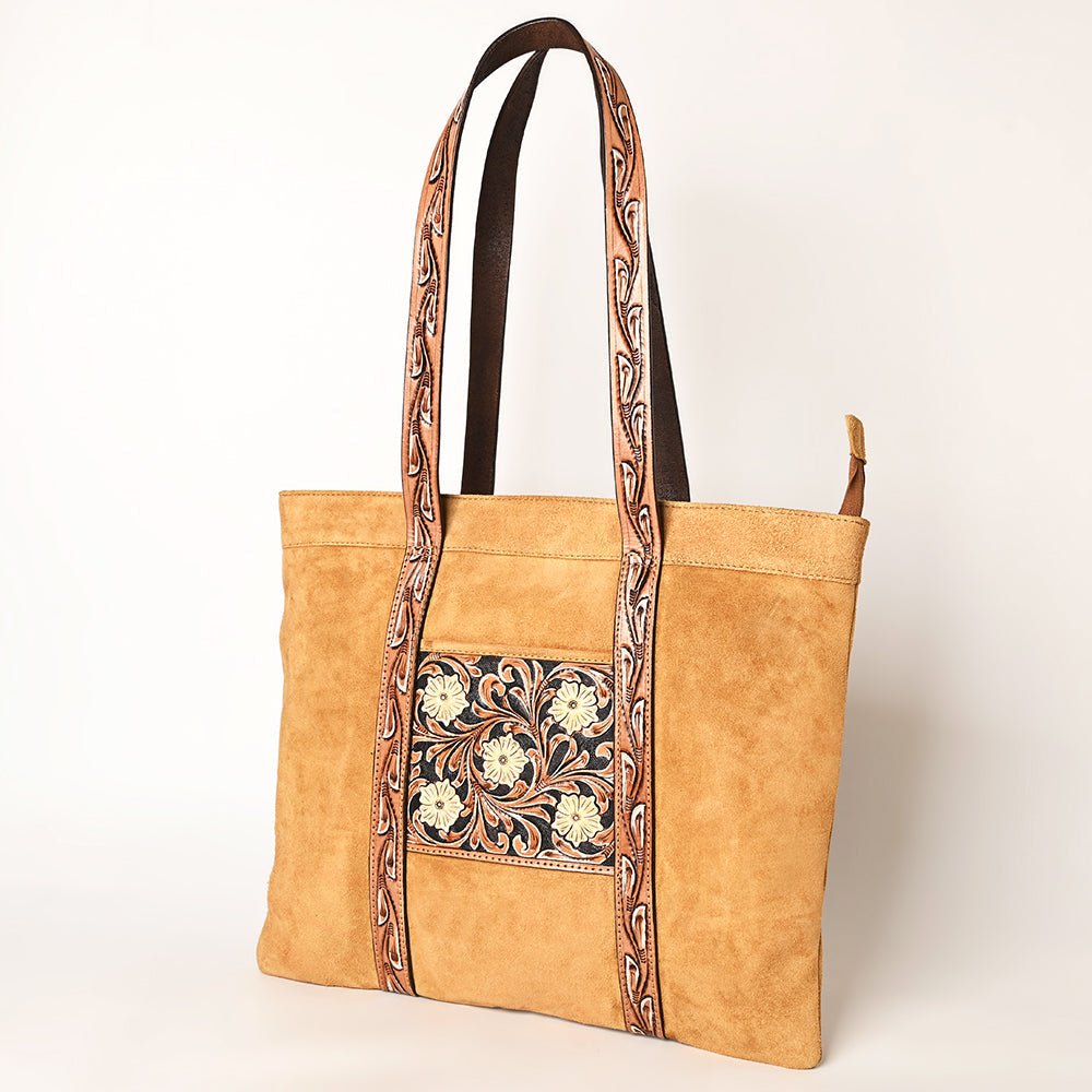American Darling Hand-Tooled Genuine Leather Bag