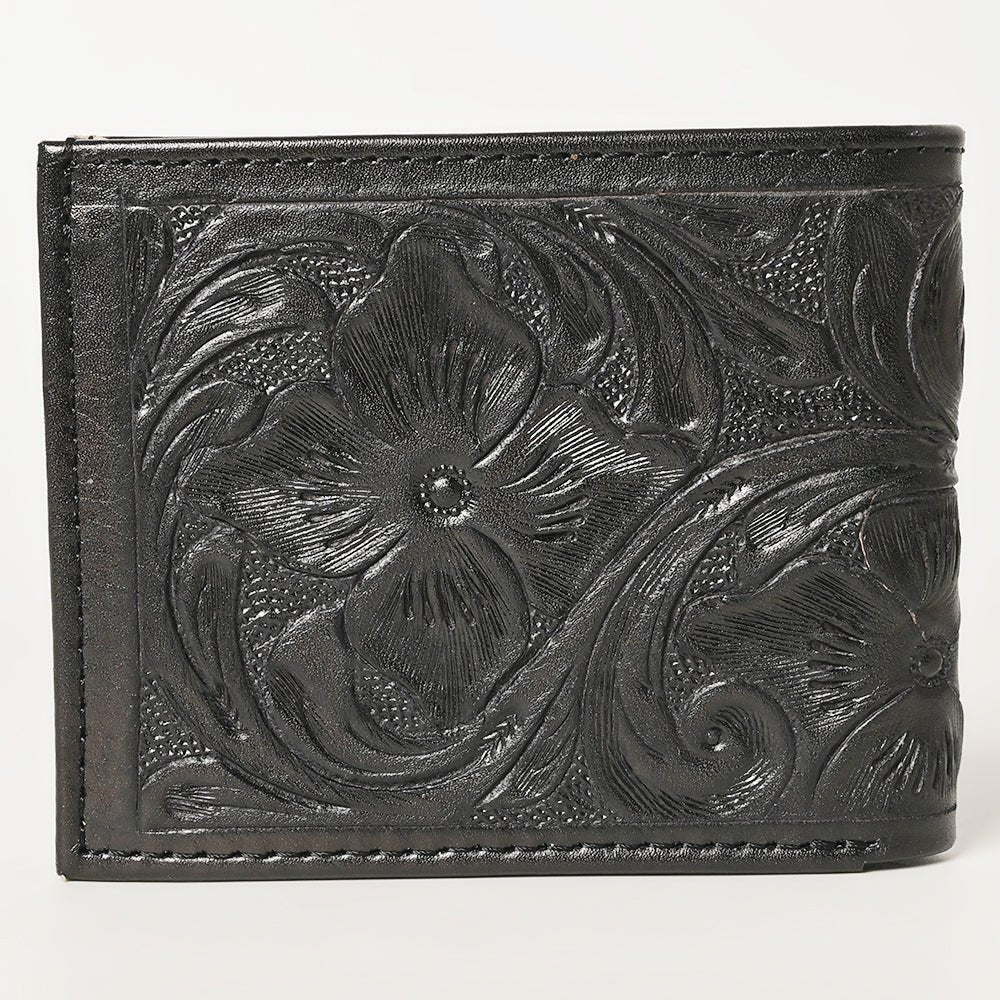 American Darling Wallet Hand Tooled Genuine Leather