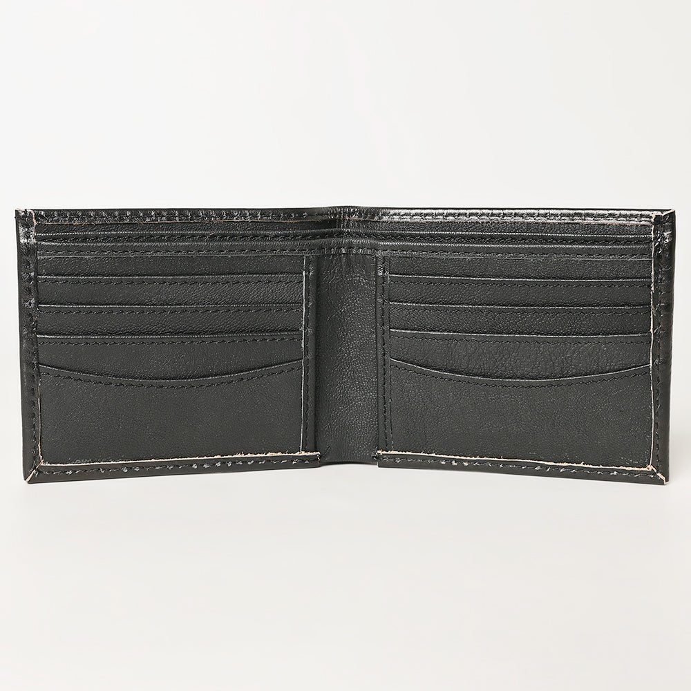 American Darling Wallet Hand Tooled Genuine Leather