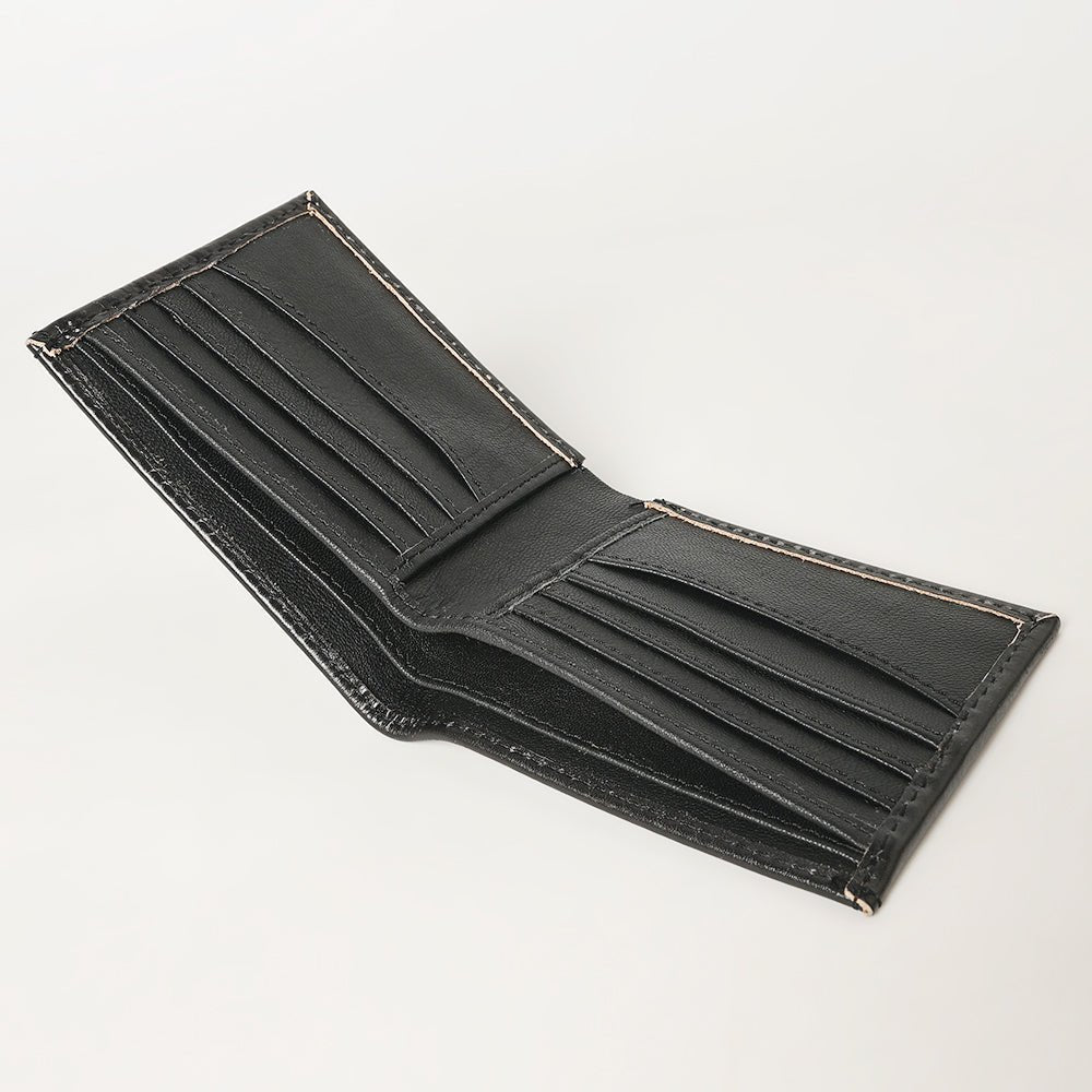 American Darling Wallet Hand Tooled Genuine Leather