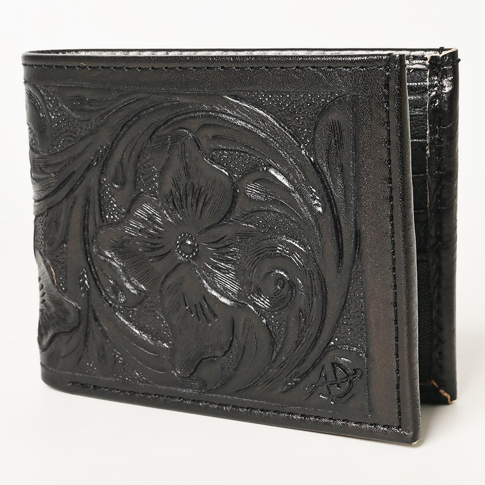 American Darling Wallet Hand Tooled Genuine Leather