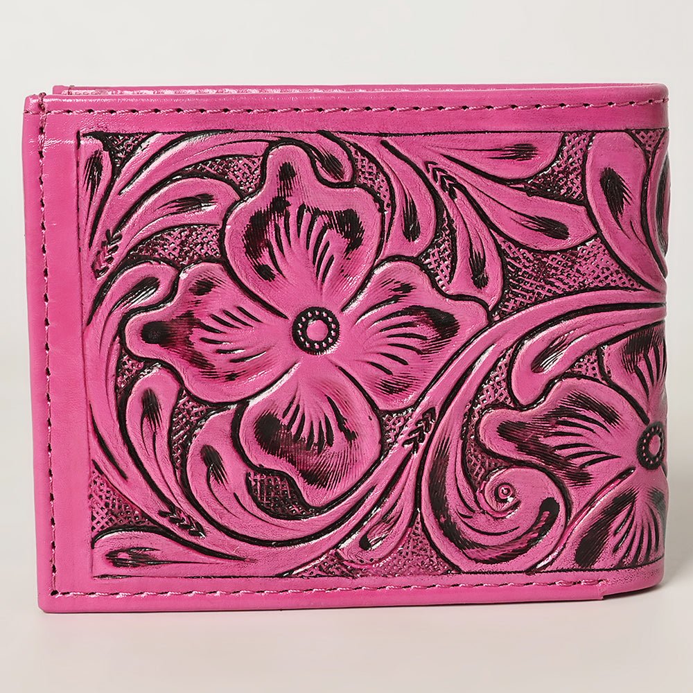 American Darling Wallet Hand Tooled Genuine Leather