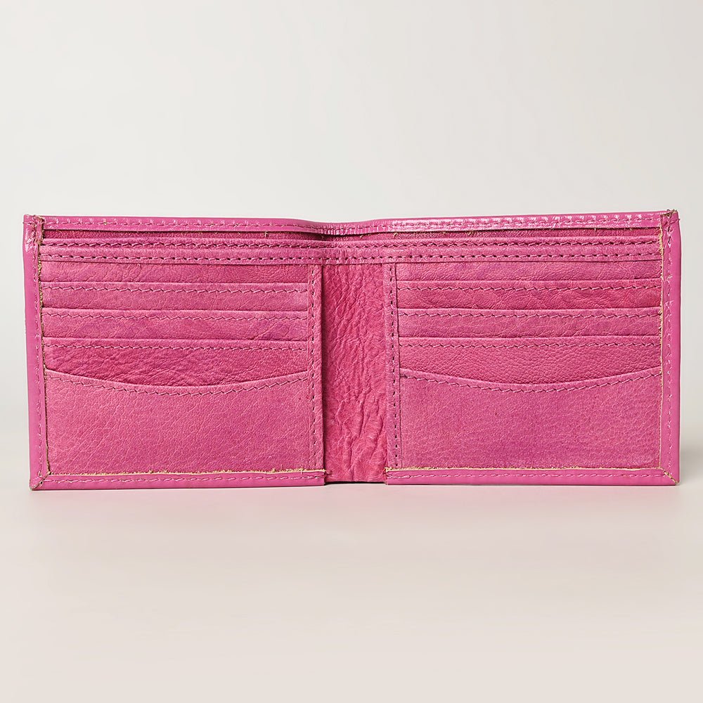 American Darling Wallet Hand Tooled Genuine Leather