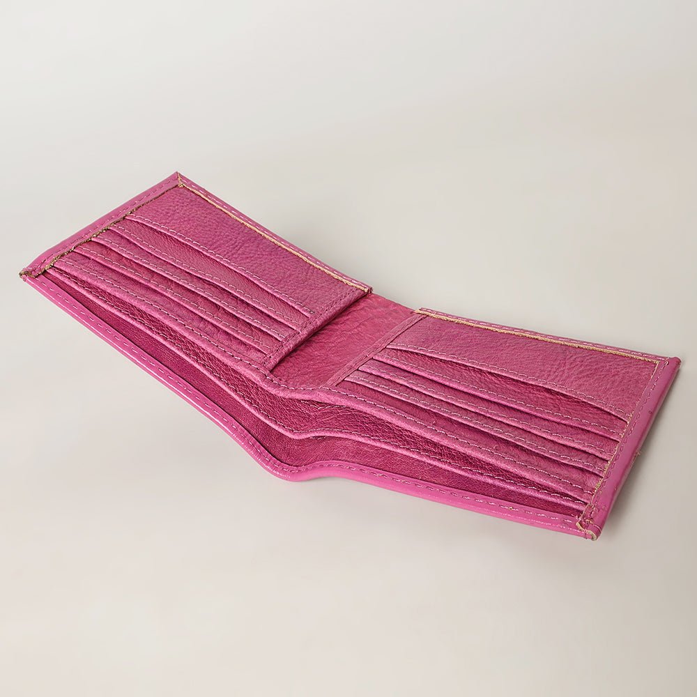 American Darling Wallet Hand Tooled Genuine Leather