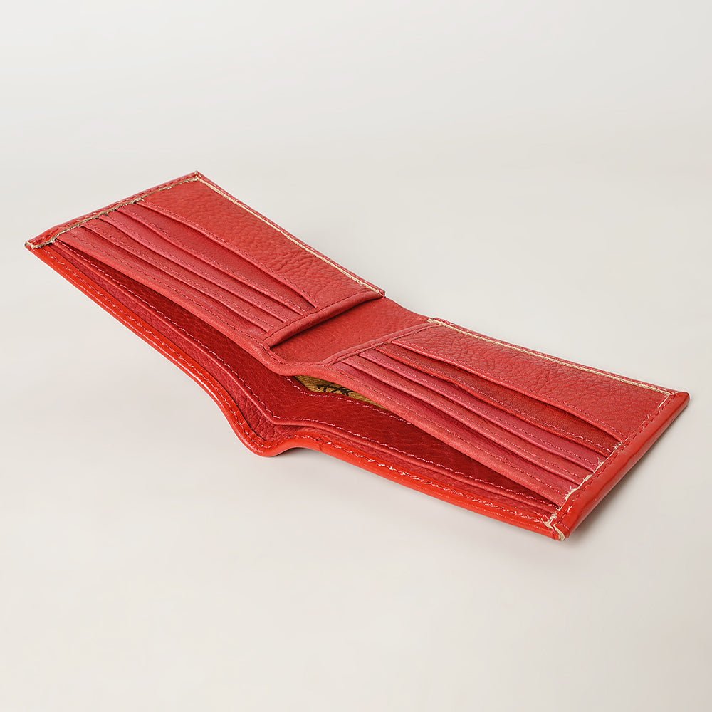 American Darling Wallet Hand Tooled Genuine Leather