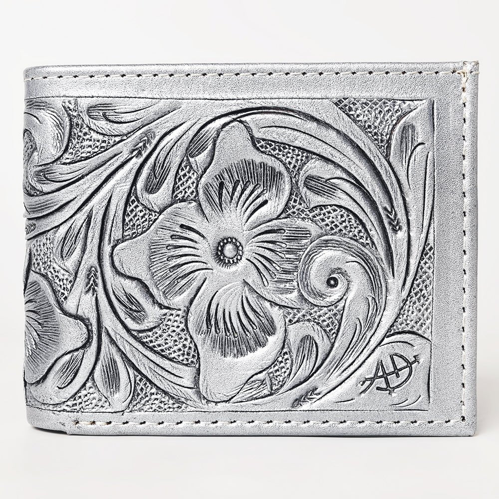 American Darling Wallet Hand Tooled Genuine Leather