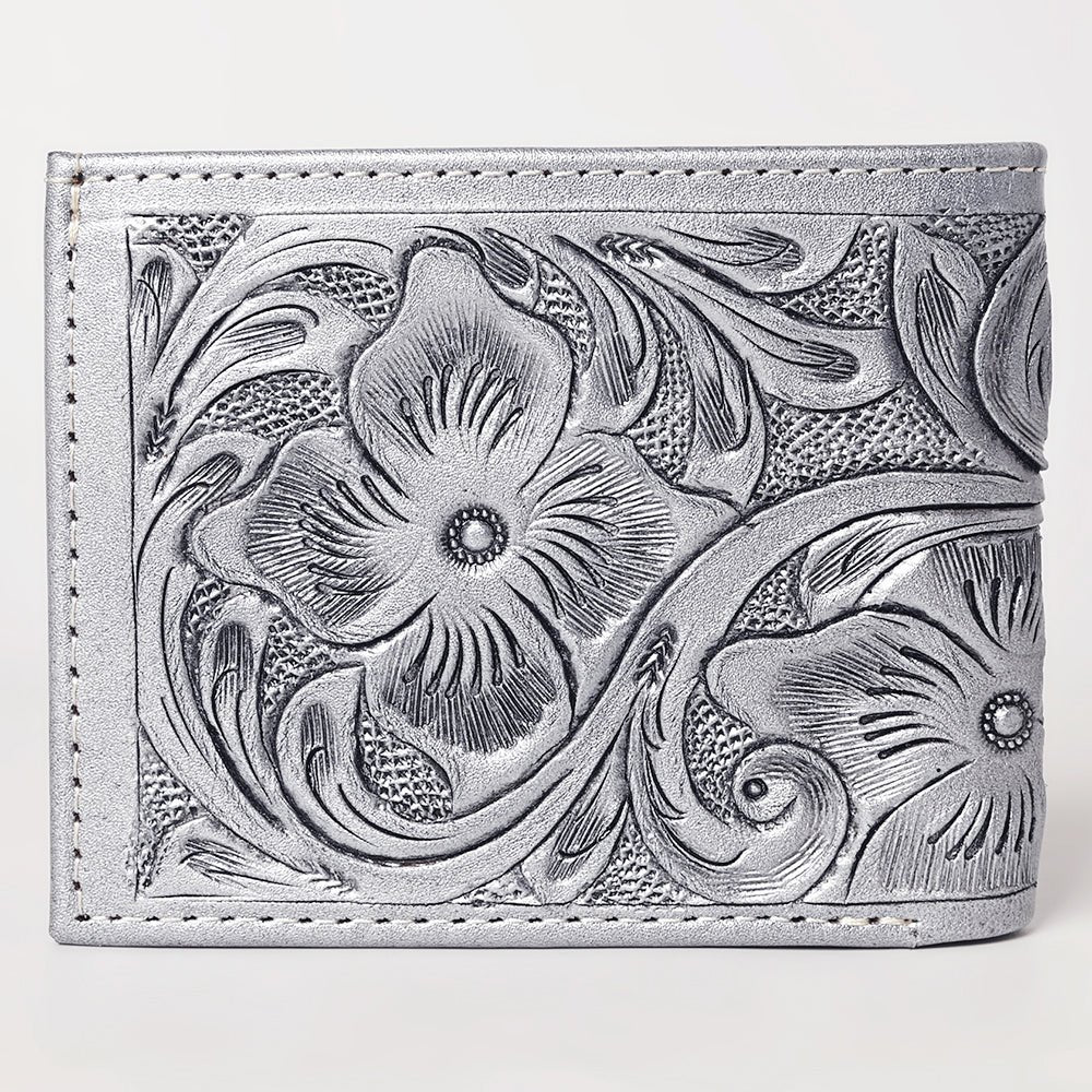 American Darling Wallet Hand Tooled Genuine Leather