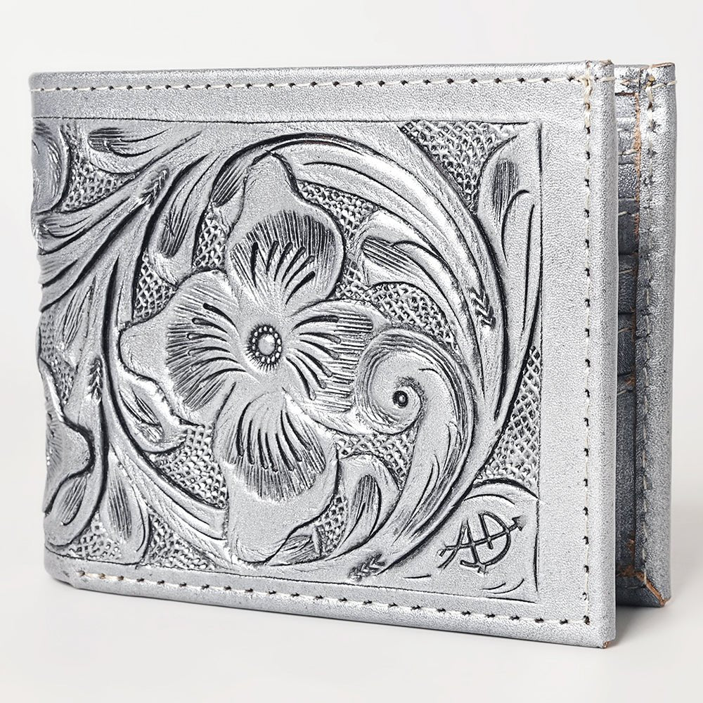 American Darling Wallet Hand Tooled Genuine Leather