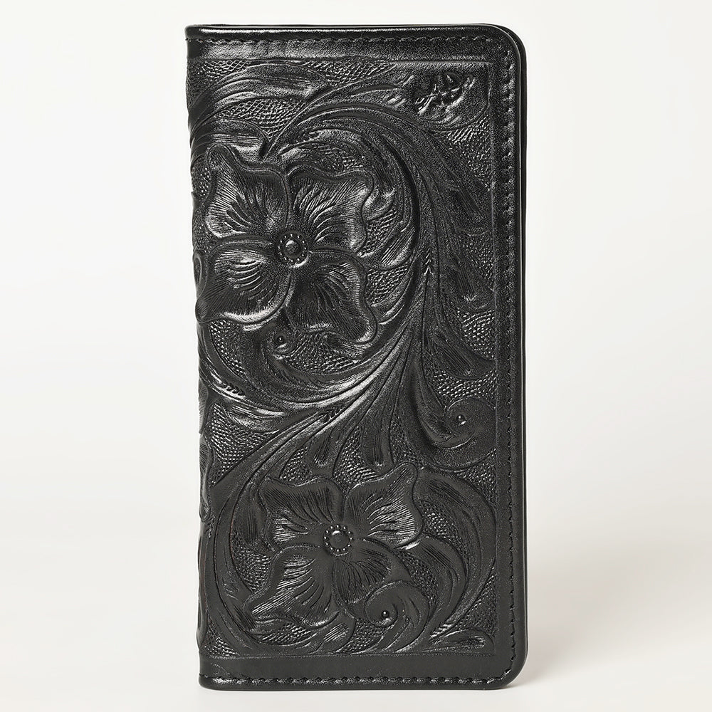 American Darling Wallet Hand Tooled Genuine Leather