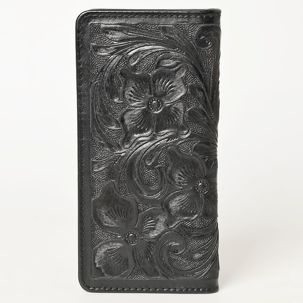 American Darling Wallet Hand Tooled Genuine Leather