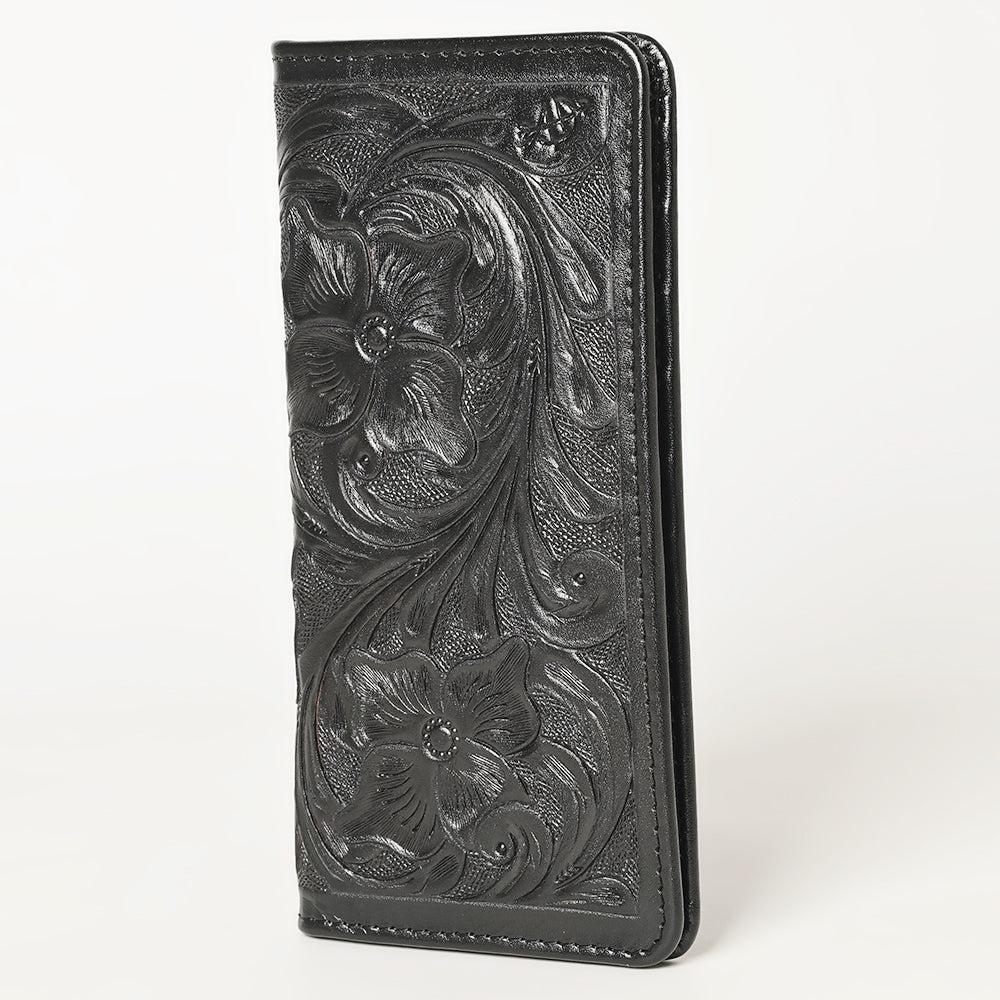 American Darling Wallet Hand Tooled Genuine Leather