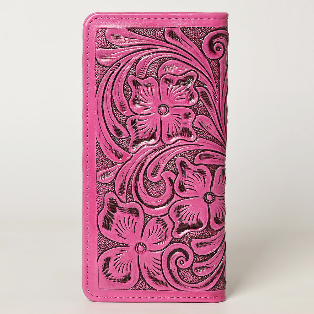 American Darling Wallet Hand Tooled Genuine Leather