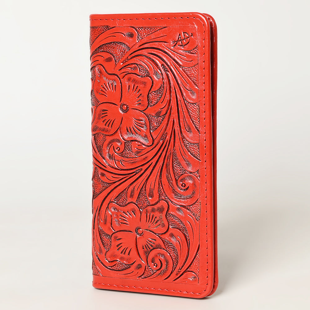 American Darling Wallet Hand Tooled Genuine Leather