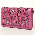 American Darling Wallet Hand Tooled Genuine Leather