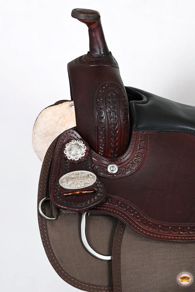 Hilason Western Child Synthetic Trail Saddle, Brown