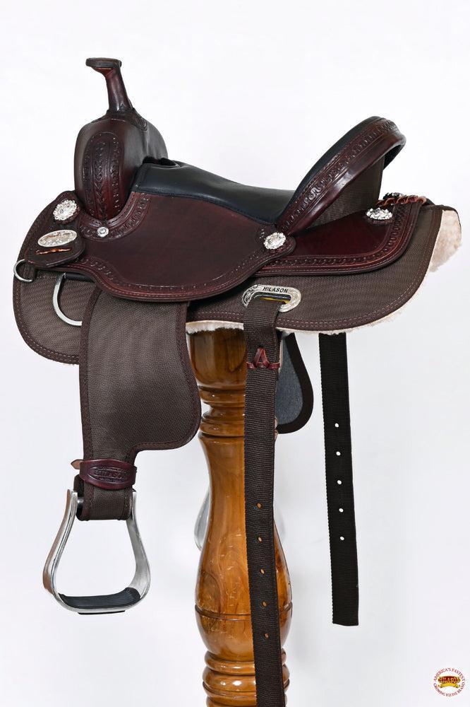 Hilason Western Child Synthetic Trail Saddle, Brown