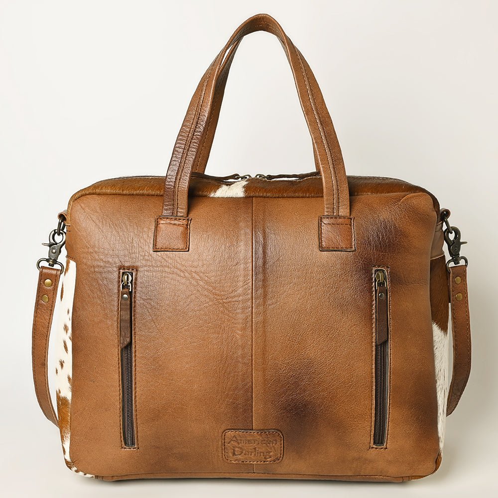 Hair On Leather Western Style Women's Briefcase
