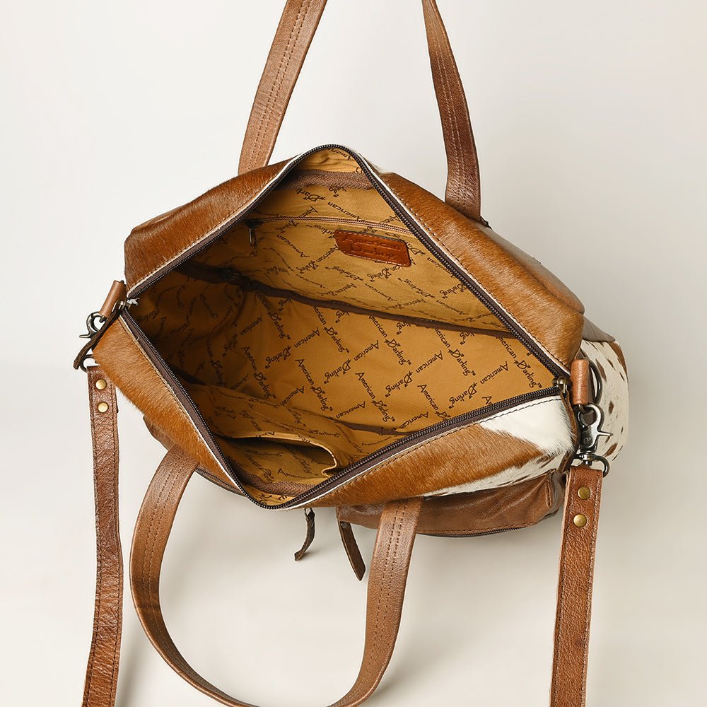 Hair On Leather Western Style Women's Briefcase