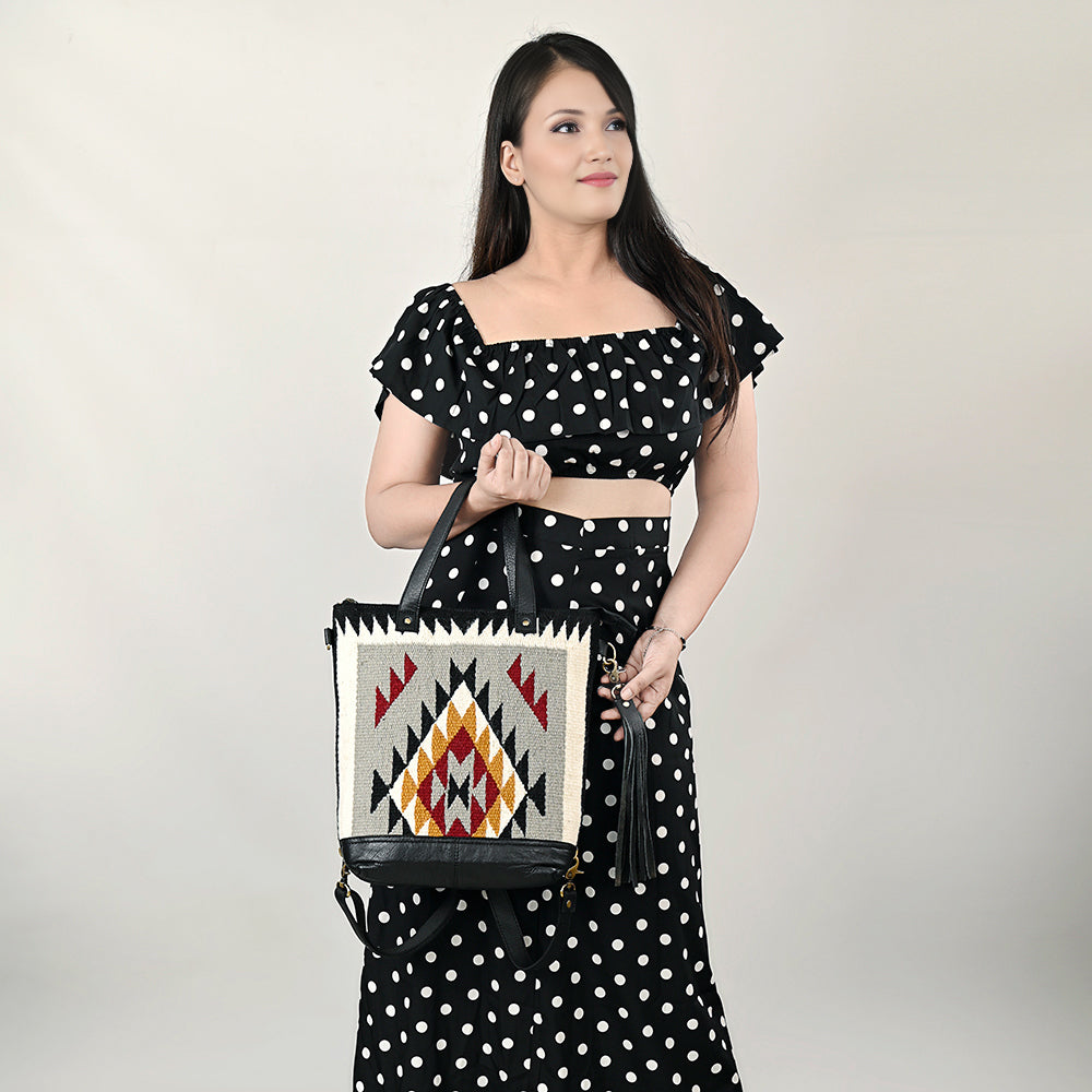 American Darling Saddle Blanket Leather Bag