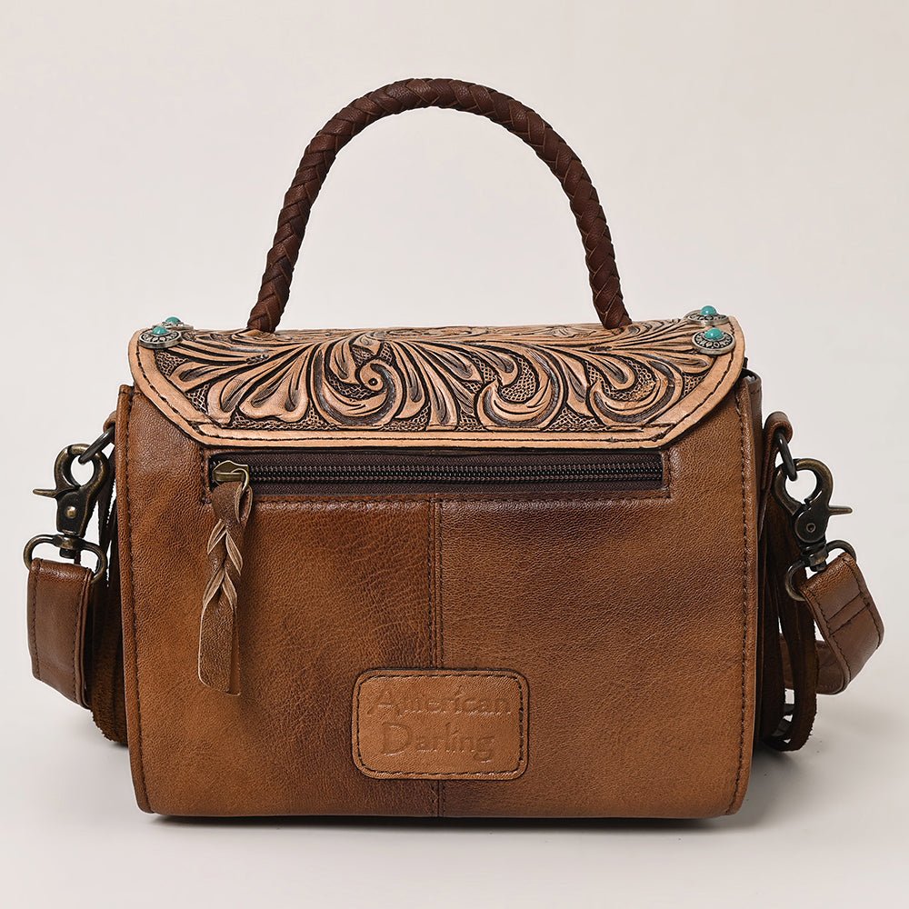 American Darling Briefcase Saddle Blanket Hair-On Genuine Leather