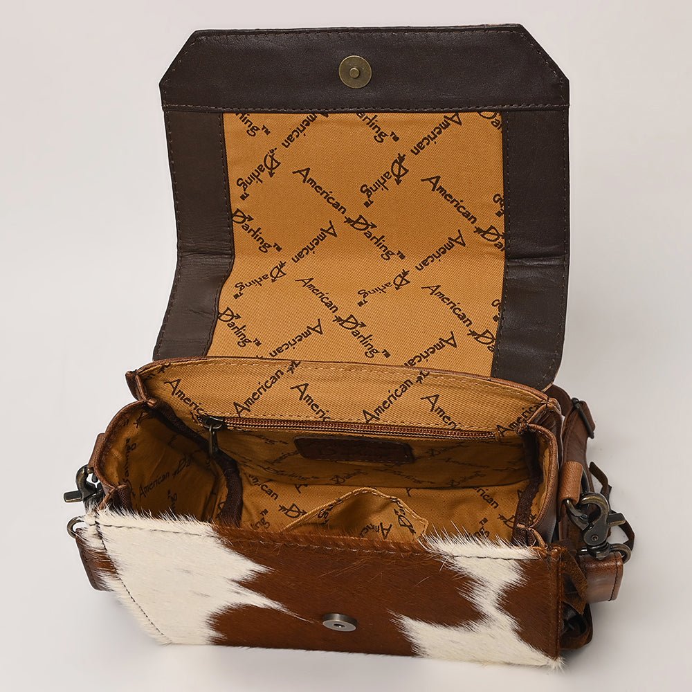 American Darling Briefcase Saddle Blanket Hair-On Genuine Leather