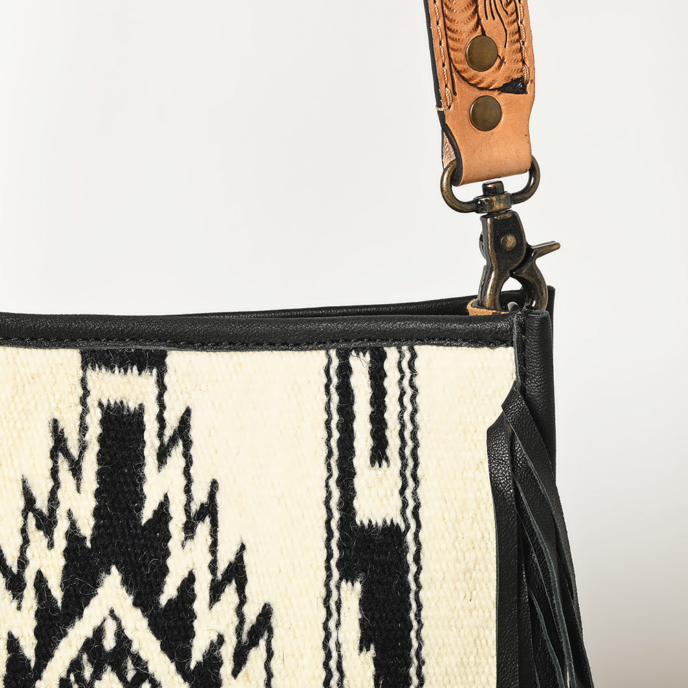 American Darling Messenger Hand Tooled Genuine Leather