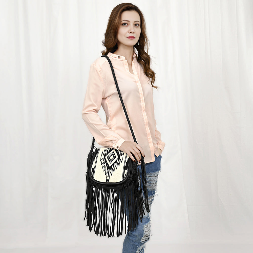 American Darling Saddle Blanket Leather Messenger Bag
