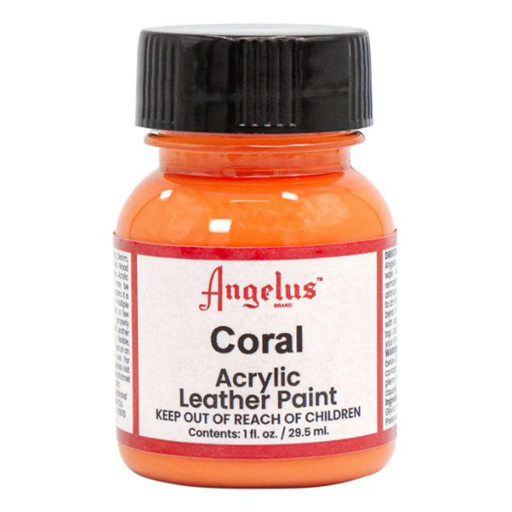 Angelus Acrylic Leather Paint For Purse Leather Vinyl 1 Oz All 80 Colors