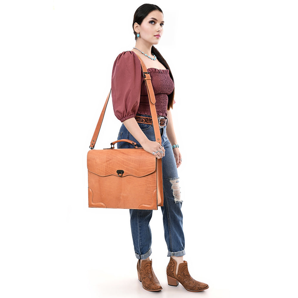 American Darling Genuine Leather Briefcase