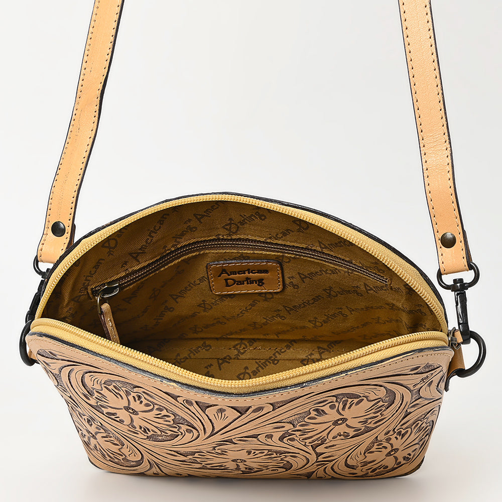 American Darling Hand-Tooled Genuine Leather Bag