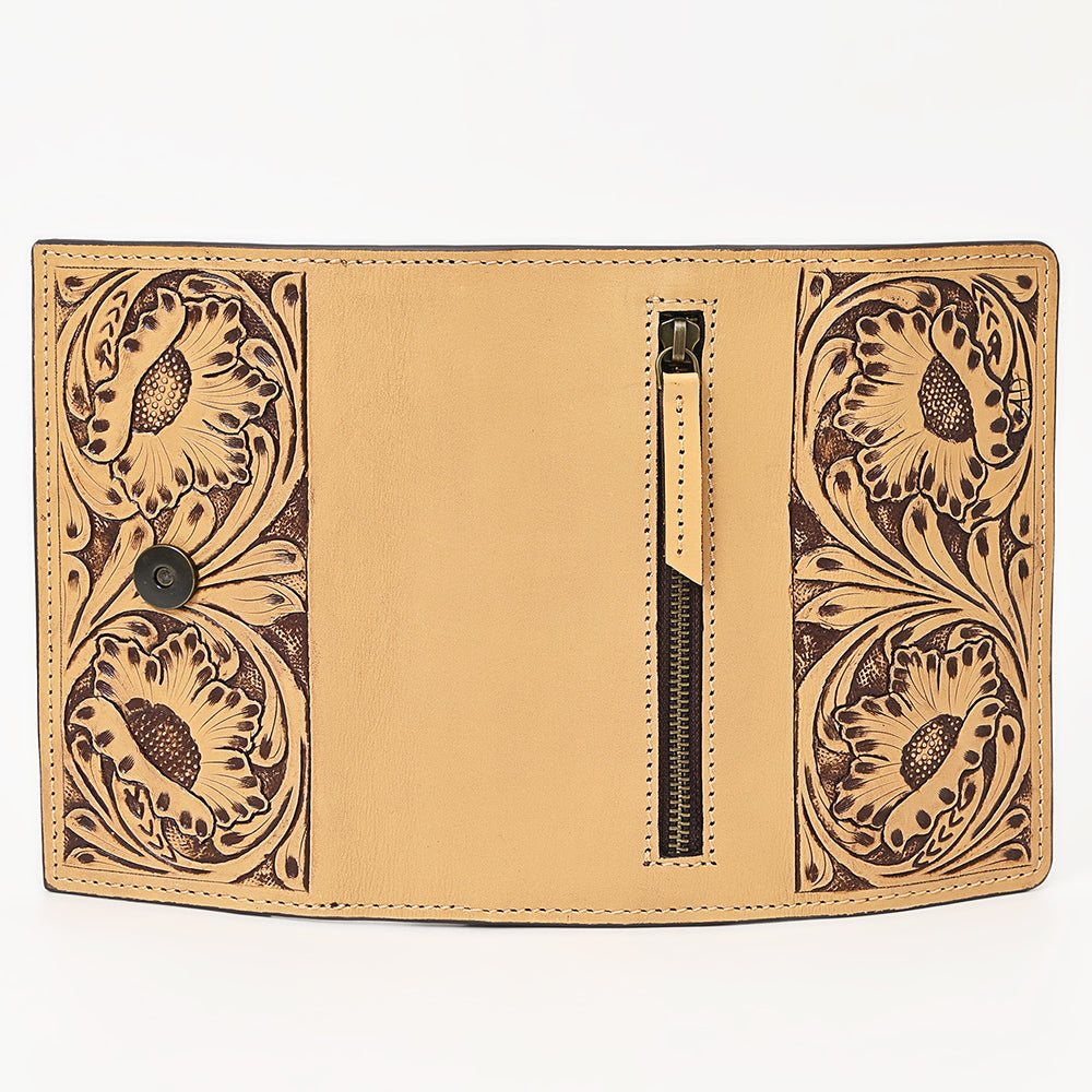 American Darling Hand-Tooled Genuine Leather Bag