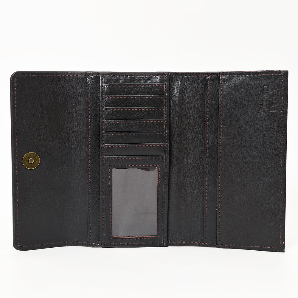American Darling Hand-Tooled Genuine Leather Wallet