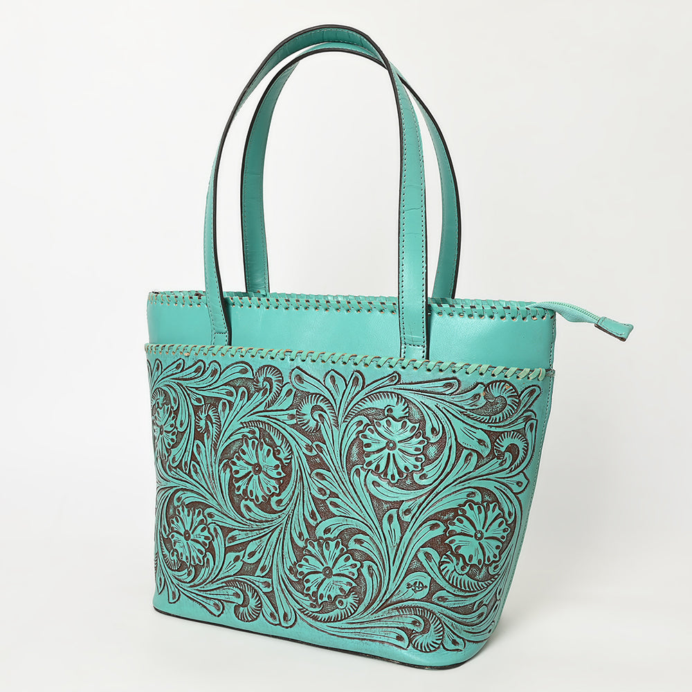 American Darling Hand-Tooled Genuine Leather Tote