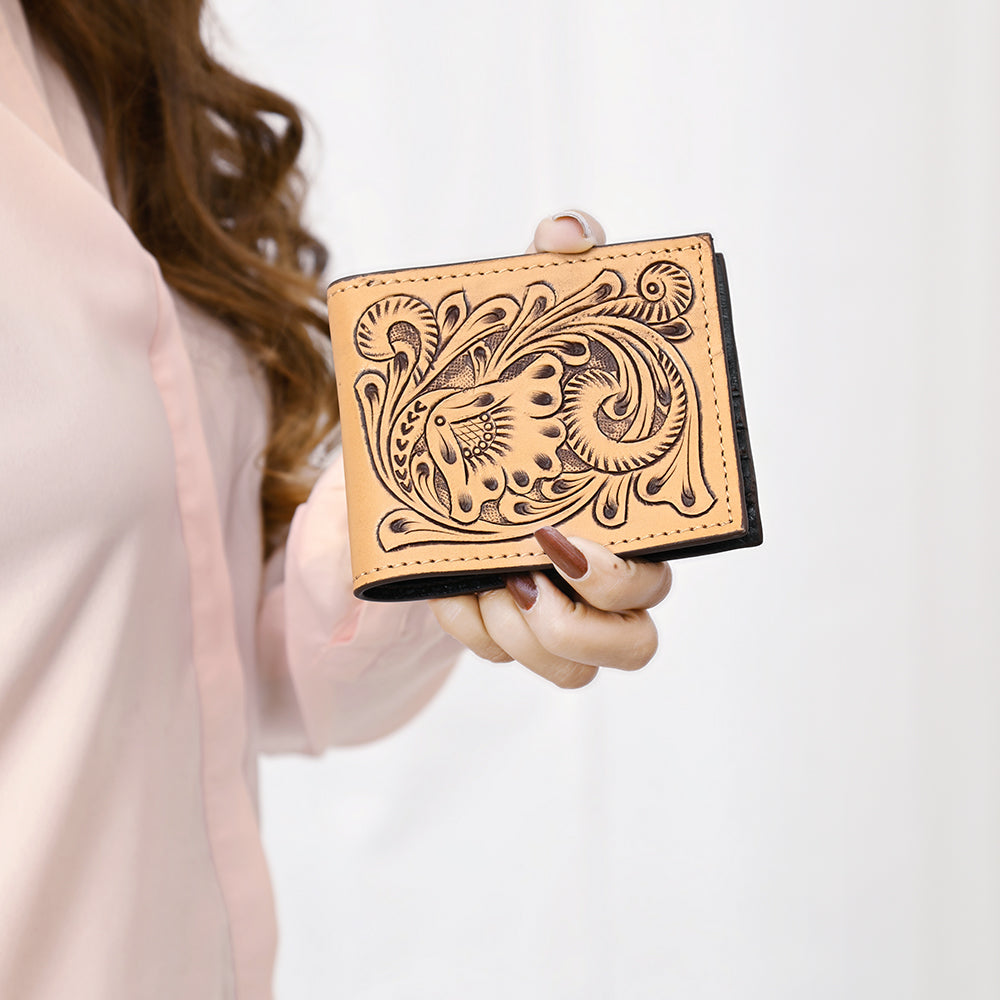 American Darling Hand-Tooled Genuine Leather Bag