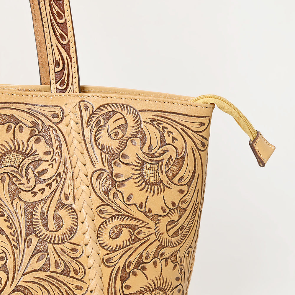 American Darling Hand-Tooled Genuine Leather Bag