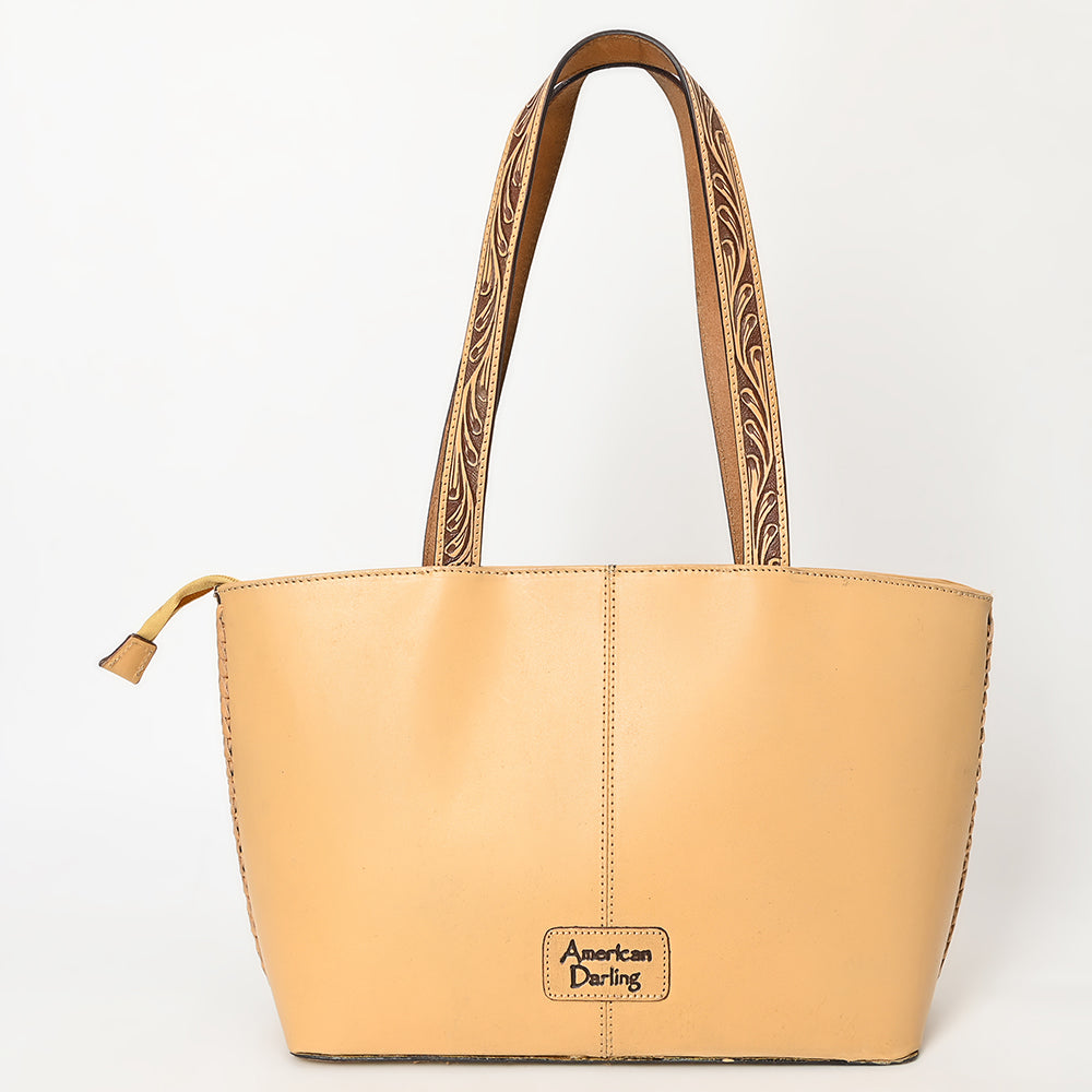 American Darling Hand-Tooled Genuine Leather Bag