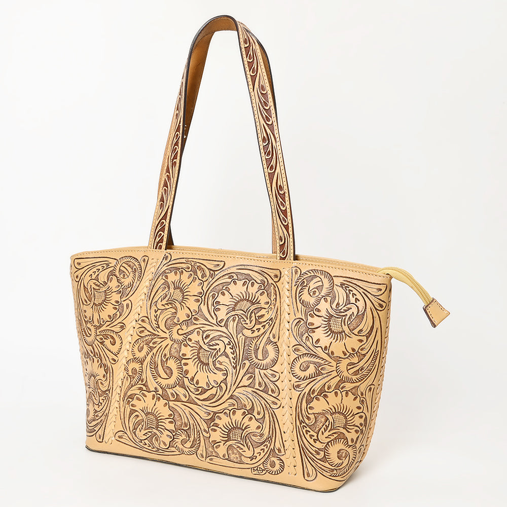 American Darling Hand-Tooled Genuine Leather Bag