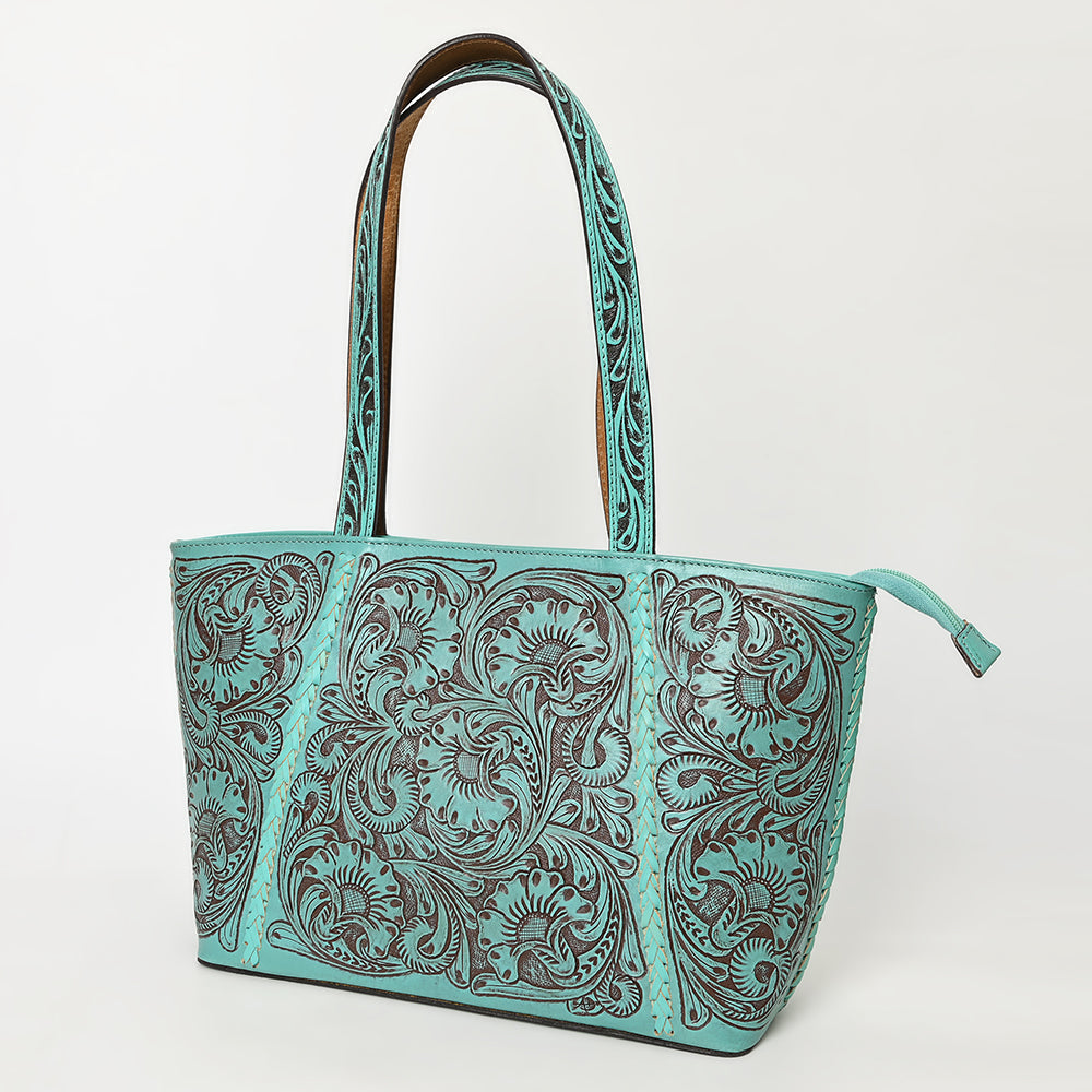 American Darling Hand-Tooled Genuine Leather Tote