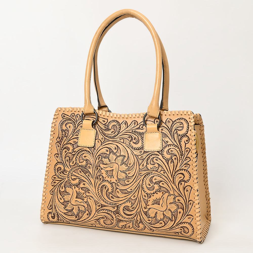 American Darling Hand-Tooled Genuine Leather Bag