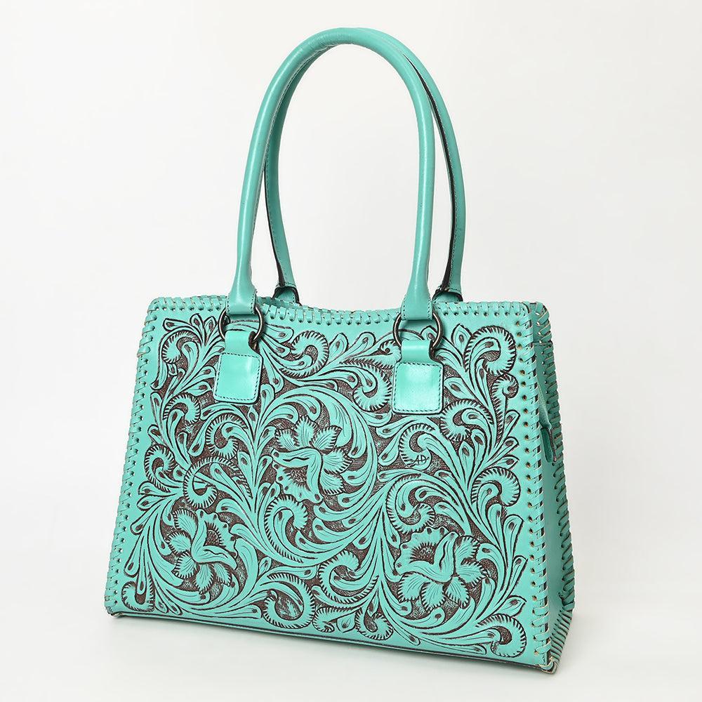 American Darling Hand-Tooled Genuine Leather Tote
