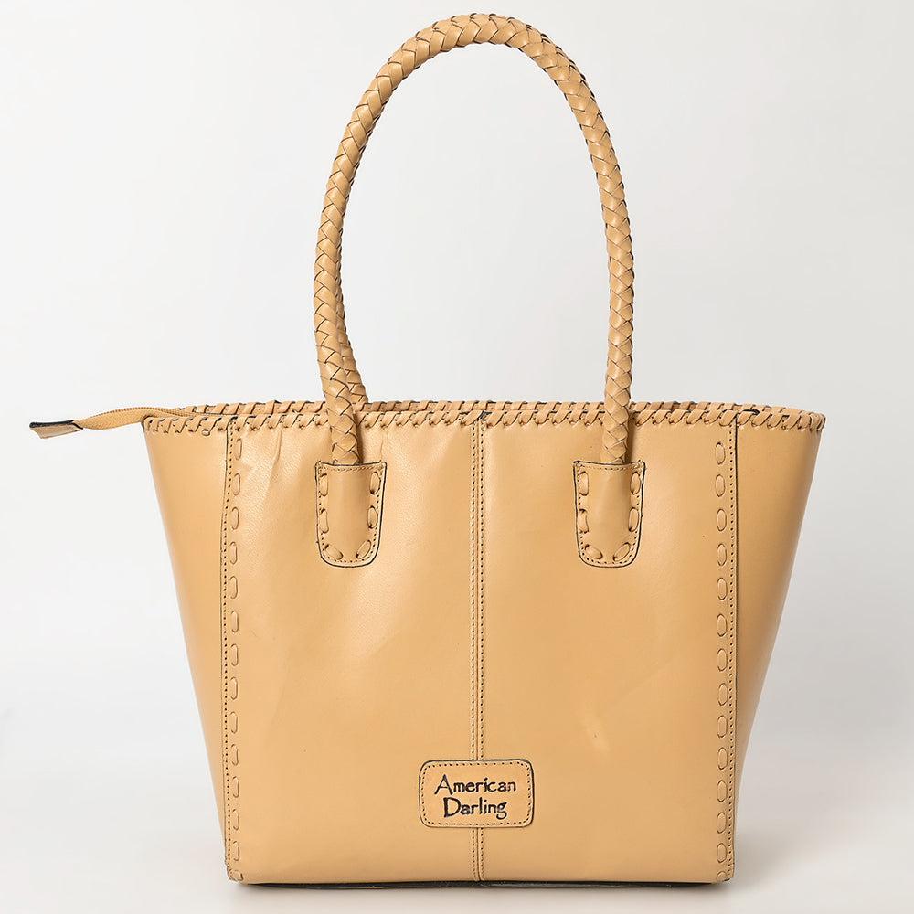 American Darling Hand-Tooled Genuine Leather Bag