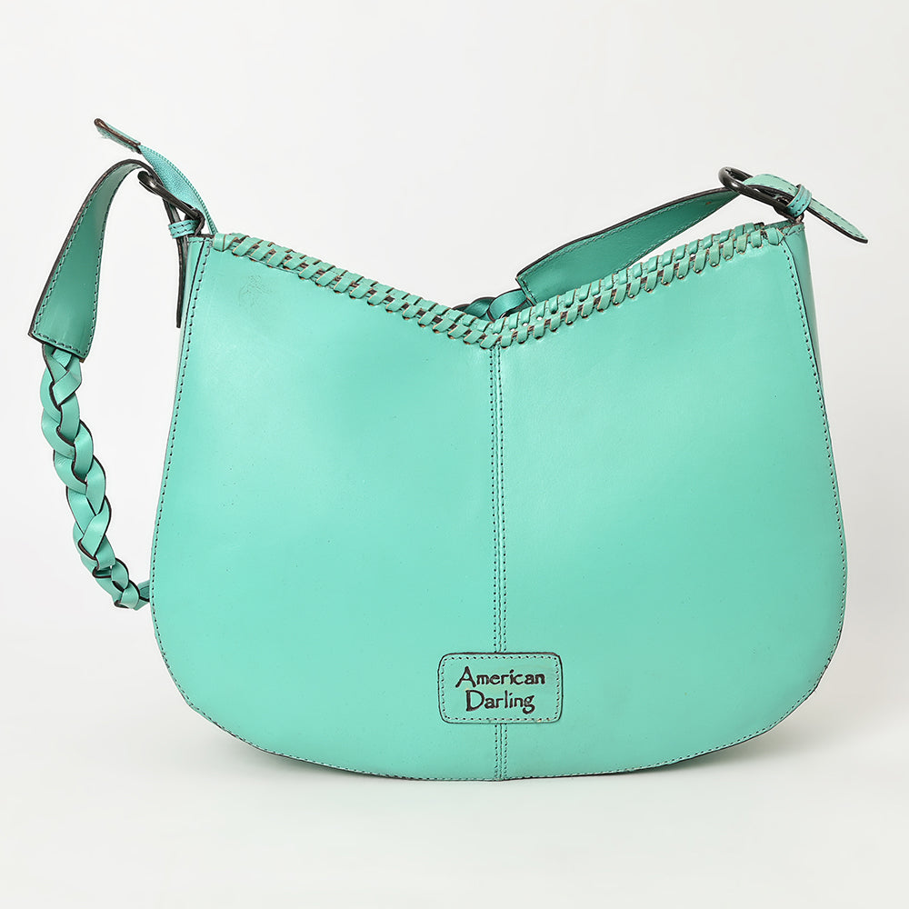 American Darling Hand-Tooled Genuine Leather Hobo Bag