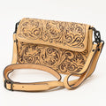 American Darling Hand-Tooled Genuine Leather Crossbody Bag