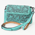 American Darling Hand-Tooled Genuine Leather Crossbody Bag
