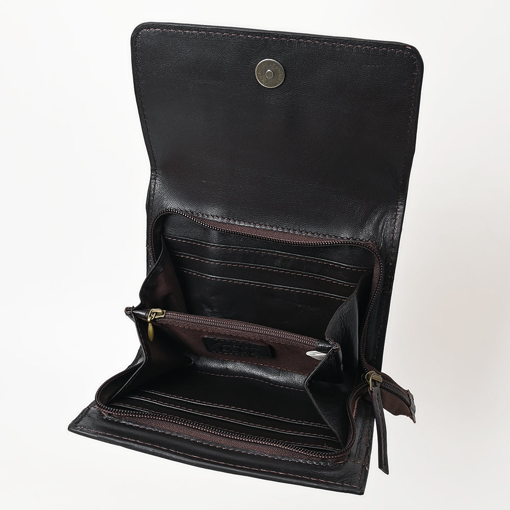 American Darling Hand-Tooled Genuine Leather Clutch