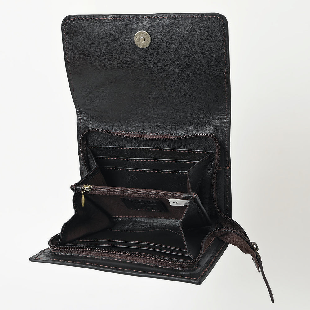 American Darling Hand-Tooled Genuine Leather Clutch