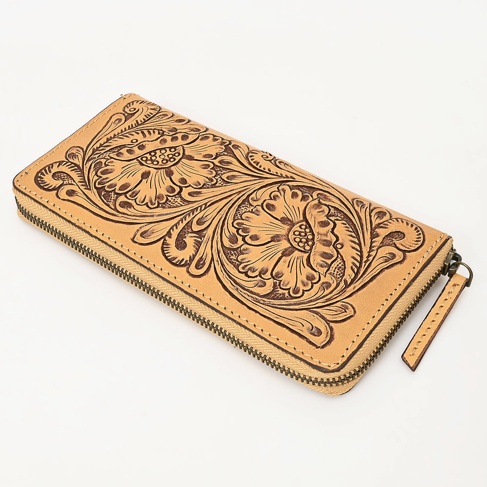 American Darling Hand-Tooled Genuine Leather Clutch